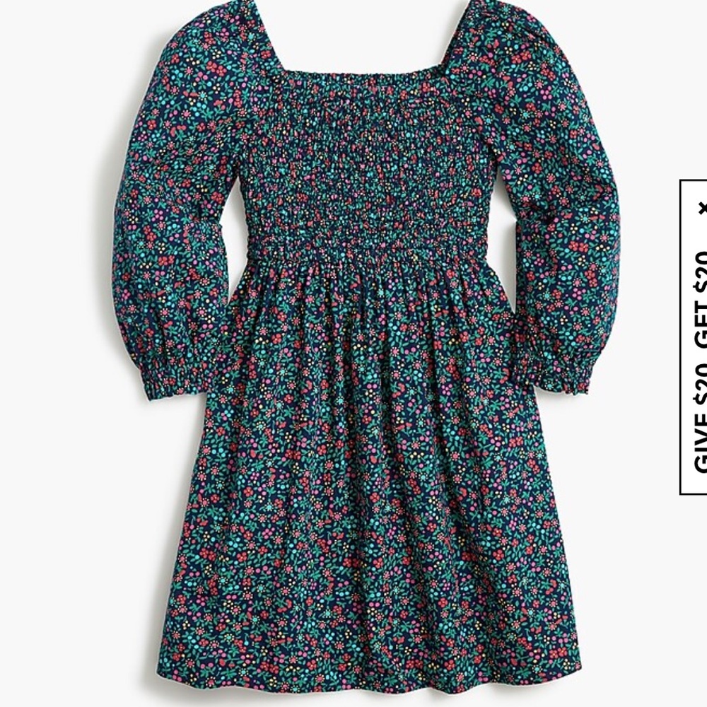 J Crew floral dress